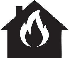 Fire hot icon symbol image vector. Illustration of the danger fire burn image design. EPS 10 vector