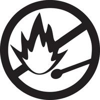 Fire hot icon symbol image vector. Illustration of the danger fire burn image design. EPS 10 vector