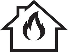 Fire hot icon symbol image vector. Illustration of the danger fire burn image design. EPS 10 vector