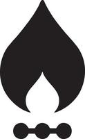 Fire hot icon symbol image vector. Illustration of the danger fire burn image design. EPS 10 vector