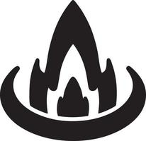 Fire hot icon symbol image vector. Illustration of the danger fire burn image design. EPS 10 vector