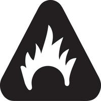 Fire hot icon symbol image vector. Illustration of the danger fire burn image design. EPS 10 vector