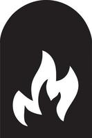 Fire hot icon symbol image vector. Illustration of the danger fire burn image design. EPS 10 vector