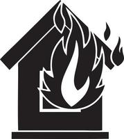 Fire hot icon symbol image vector. Illustration of the danger fire burn image design. EPS 10 vector