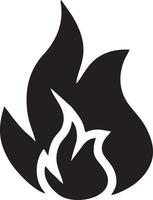 Fire hot icon symbol image vector. Illustration of the danger fire burn image design. EPS 10 vector