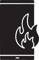 Fire hot icon symbol image vector. Illustration of the danger fire burn image design. EPS 10 vector