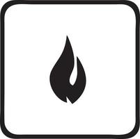 Fire hot icon symbol image vector. Illustration of the danger fire burn image design. EPS 10 vector