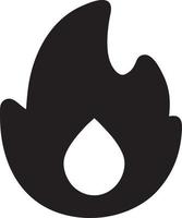 Fire hot icon symbol image vector. Illustration of the danger fire burn image design. EPS 10 vector