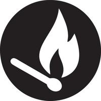 Fire hot icon symbol image vector. Illustration of the danger fire burn image design. EPS 10 vector