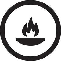 Fire hot icon symbol image vector. Illustration of the danger fire burn image design. EPS 10 vector