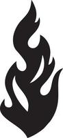 Fire hot icon symbol image vector. Illustration of the danger fire burn image design. EPS 10 vector