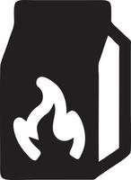 Fire hot icon symbol image vector. Illustration of the danger fire burn image design. EPS 10 vector