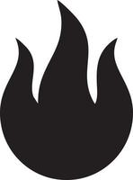 Fire hot icon symbol image vector. Illustration of the danger fire burn image design. EPS 10 vector