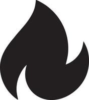 Fire hot icon symbol image vector. Illustration of the danger fire burn image design. EPS 10 vector