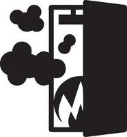 Fire hot icon symbol image vector. Illustration of the danger fire burn image design. EPS 10 vector