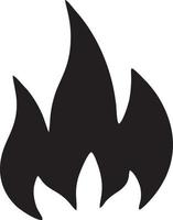 Fire hot icon symbol image vector. Illustration of the danger fire burn image design. EPS 10 vector