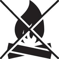 Fire hot icon symbol image vector. Illustration of the danger fire burn image design. EPS 10 vector