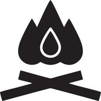 Fire hot icon symbol image vector. Illustration of the danger fire burn image design. EPS 10 vector