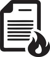 Fire hot icon symbol image vector. Illustration of the danger fire burn image design. EPS 10 vector