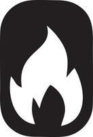 Fire hot icon symbol image vector. Illustration of the danger fire burn image design. EPS 10 vector