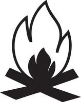 Fire hot icon symbol image vector. Illustration of the danger fire burn image design. EPS 10 vector