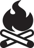 Fire hot icon symbol image vector. Illustration of the danger fire burn image design. EPS 10 vector