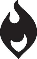 Fire hot icon symbol image vector. Illustration of the danger fire burn image design. EPS 10 vector