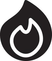 Fire hot icon symbol image vector. Illustration of the danger fire burn image design. EPS 10 vector