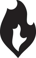 Fire hot icon symbol image vector. Illustration of the danger fire burn image design. EPS 10 vector