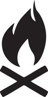 Fire hot icon symbol image vector. Illustration of the danger fire burn image design. EPS 10 vector