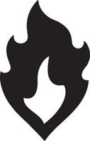 Fire hot icon symbol image vector. Illustration of the danger fire burn image design. EPS 10 vector