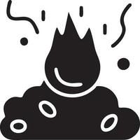 Fire hot icon symbol image vector. Illustration of the danger fire burn image design. EPS 10 vector