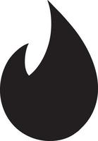 Fire hot icon symbol image vector. Illustration of the danger fire burn image design. EPS 10 vector