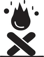 Fire hot icon symbol image vector. Illustration of the danger fire burn image design. EPS 10 vector