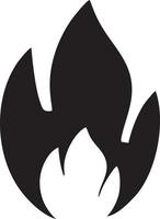 Fire hot icon symbol image vector. Illustration of the danger fire burn image design. EPS 10 vector