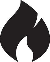 Fire hot icon symbol image vector. Illustration of the danger fire burn image design. EPS 10 vector