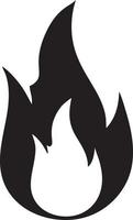 Fire hot icon symbol image vector. Illustration of the danger fire burn image design. EPS 10 vector