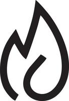 Fire hot icon symbol image vector. Illustration of the danger fire burn image design. EPS 10 vector