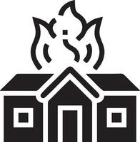 Fire hot icon symbol image vector. Illustration of the danger fire burn image design. EPS 10 vector