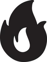 Fire hot icon symbol image vector. Illustration of the danger fire burn image design. EPS 10 vector