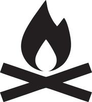 Fire hot icon symbol image vector. Illustration of the danger fire burn image design. EPS 10 vector