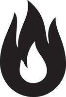 Fire hot icon symbol image vector. Illustration of the danger fire burn image design. EPS 10 vector