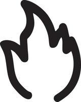 Fire hot icon symbol image vector. Illustration of the danger fire burn image design. EPS 10 vector