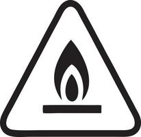 Fire hot icon symbol image vector. Illustration of the danger fire burn image design. EPS 10 vector