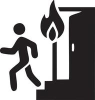 Fire hot icon symbol image vector. Illustration of the danger fire burn image design. EPS 10 vector