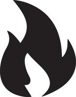 Fire hot icon symbol image vector. Illustration of the danger fire burn image design. EPS 10 vector