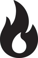 Fire hot icon symbol image vector. Illustration of the danger fire burn image design. EPS 10 vector