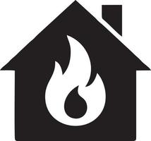 Fire hot icon symbol image vector. Illustration of the danger fire burn image design. EPS 10 vector