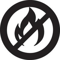 Fire hot icon symbol image vector. Illustration of the danger fire burn image design. EPS 10 vector