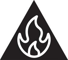 Fire hot icon symbol image vector. Illustration of the danger fire burn image design. EPS 10 vector